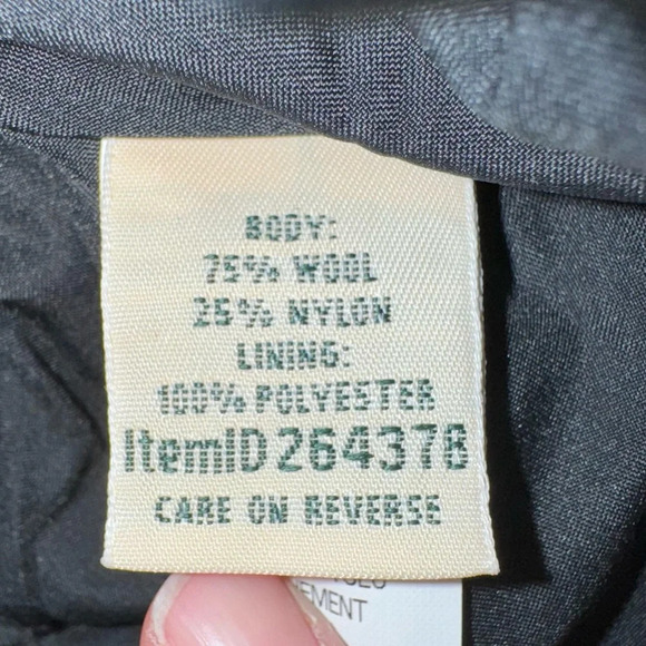 LLBean Wool Blend Woman’s Skirt Size 10 - Picture 4 of 5